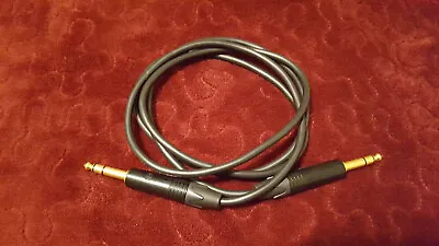 Mogami 2552 Balanced Lt Duty Mic/Line Cable Neutrik Slim 1/4  TRS Male Ends 5FT • $15