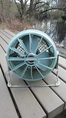 Vintage 1950's Westinghouse Riviera Plastic Fan Light Green R-1020 Works 2 Speed • $108