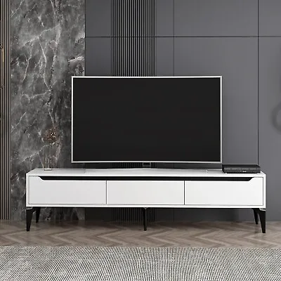 Tv Unit With Decor Panel Plus Wall Decor Panel-Zoya  Living Room Etgshop • £441.73