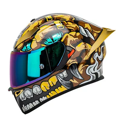 Motorcycle Helmet DOT Approved Capacete Moto Motor Bike Riding Motocross Helmets • $115.15