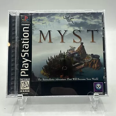 Myst PS1 PlayStation 1 Black Label - Complete CIB • $29.99