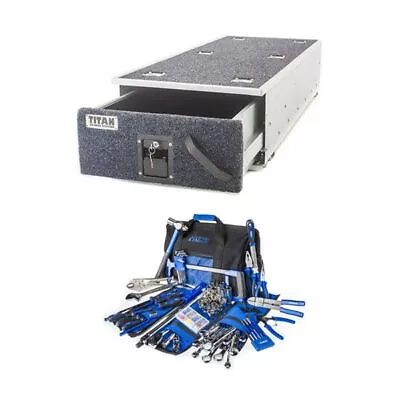 $388 • Buy Titan Single Ute Drawer 1300mm + Big Daddy Bush Mechanic Tool Kit 174 Pieces