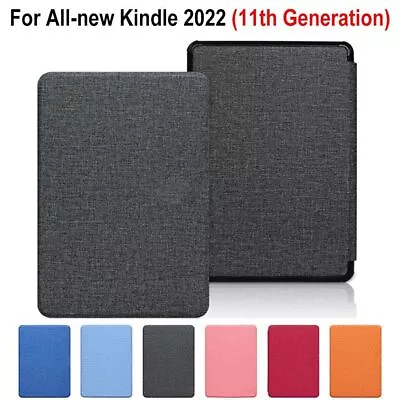 Leather 6 Inch Smart Cover Folio Case For Kindle 11th Generation  (2022 Release) • $15.82