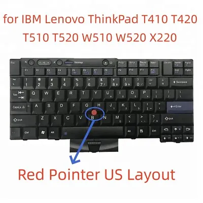 US Keyboard For IBM Lenovo ThinkPad T410 T420 T510 T520 W510 W520 X220 W/ Point • $24.28