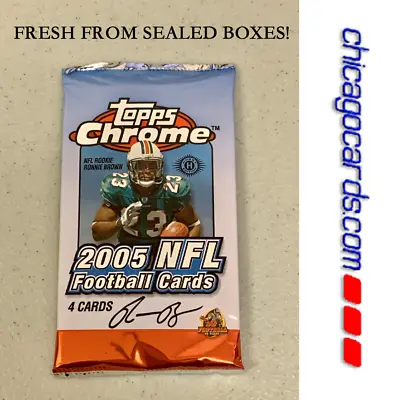 2005 Topps Chrome HOBBY Pack Look4 Aaron Rodgers Rookie RC Refractor AUTO • $69.95