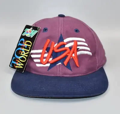 Vintage USA Top Of The World Snapback Cap Hat - NWT • $49.95