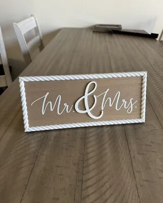 Mr. & Mrs. Wedding Sign • $10