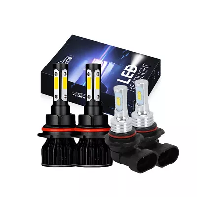 For 2001-2011 Ford Ranger 4PCS Combo LED Headlights High Low Fog Light Bulbs Kit • $49.99