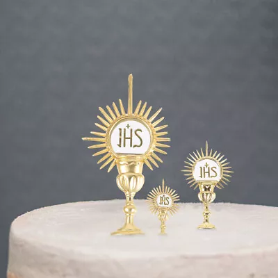  12 Pcs First Holy Communion Cake Decor Religion Cupcake Topper Decorations • £5.25