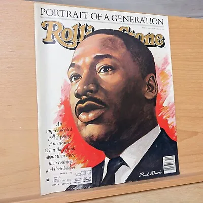 Rolling Stone Magazine Issue 523 April 7 1988 Martin Luther King Jr. • $14.95