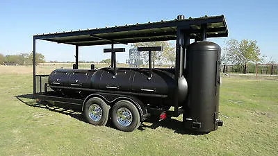 NEW Reverse Flow Custom BBQ Pit Charcoal Grill Smoker Style Concession Trailer • $17450