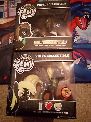 My Little Pony Vinyl Collectible Dr. Whooves And Comic Con Exclusive Derpy • $80