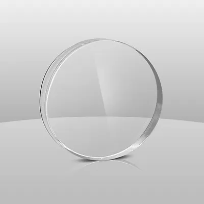 Clear Acrylic Plexiglass 1/8  Plastic Sheet Circle Disc 4  Diameter • $8.15