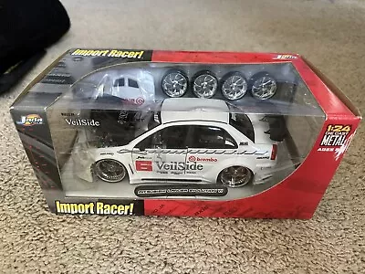 Jada Toys 1:24 Import Racer Mitsubishi Lancer Evo VI White VeilSide NIB JDM • $200