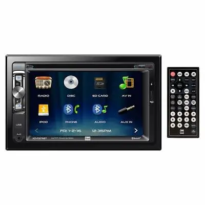 Dual  2 DIN 6.2  Touchscreen  Car Stereo | DVD Player Receiver | XDVD276BT • $87.90