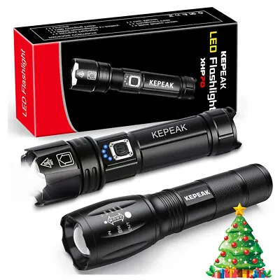 KEPEAK Small Flashlight 5 Modes Rechargeable Flashlight High Lumen Flashlight • $7.99