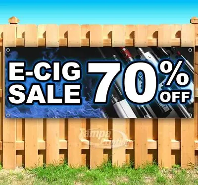 E-CIG SALE 70% OFF Advertising Vinyl Banner Flag Sign Many Sizes Available VAPE • $25.69