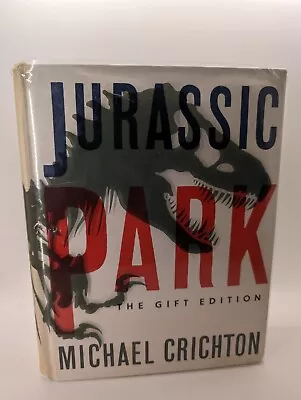 Jurassic Park Hard Cover Gift Edition Signed By Michael Crichton 1993 • $249.99