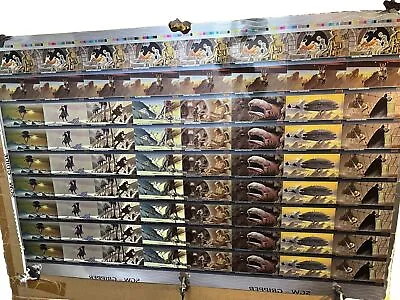 Star Wars The Empire Strikes Back Widevision Chromium Chase UNCUT Sheet 1995 • $249.99