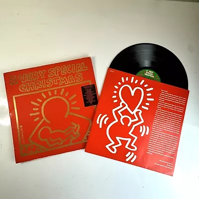 A Very Special Christmas LP With Keith Haring Art Work  80s POP  Vinyl 1987 • £20