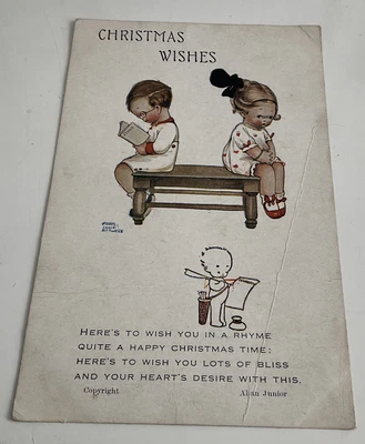 £3 • Buy Mabel Lucie Attwell Christmas Wishes Postcard