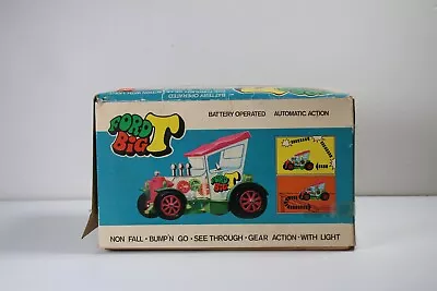 Ford Big T With Box Taiyo Vintage Plastic Battery Operated Toy Bump 'n Go • $50