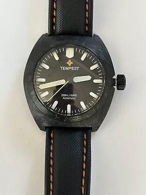 Tempest Carbon Watch (carbon Fibre) • £325