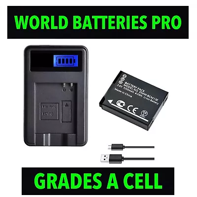 Battery + Charger For BCM13 Panasonic Lumix DMC-ZS30 DMC-ZS40 DMC-TZ60 DMC-TZ70 • $33.90