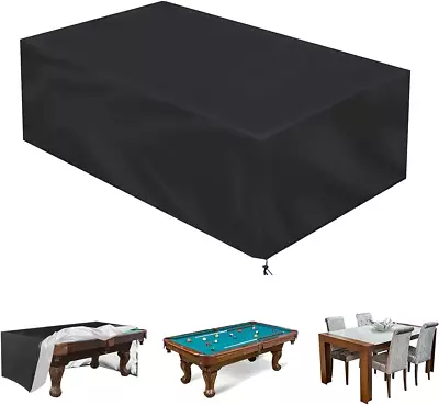 7 Foot Pool Table Cover Waterproof Dustproof Billiard Tables Protective Cove... • $51.17