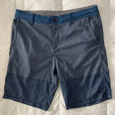 ONeill Shorts Mens Size 36 Hybrid Blue Stretch Drawstring Swim Surf Casual • $12.99