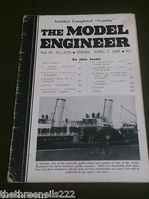 Model Engineer - Paddle Steamer - April 6 1944 Vol 90 #2239 • £5.49