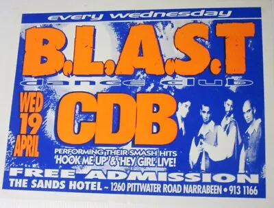 Cdb 1997 Original Concert Poster • $55