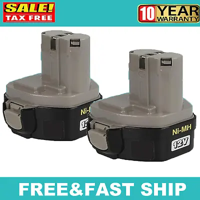 2-PACK 4.8Ah 12V For Makita NiMh Battery 1200 1220 1201 1222 1233 1234 1235 PA12 • $25.89