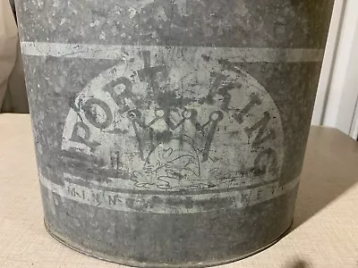 Vintage Sport King Oval Tin Minnow Bait Bucket 2-piece • $20