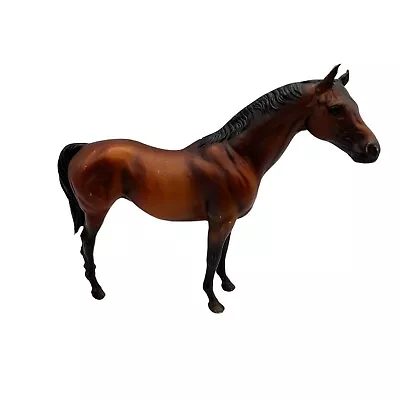 Classic Breyer Race Horse Medium Bay Black Points Seabiscuit War Admiral Vintage • $12.95