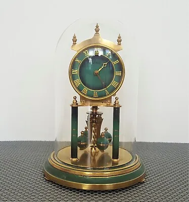 £59.99 • Buy KUNDO Vintage 400 Day Glass Dome Clock. Made In Germany. Working.