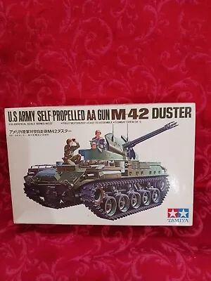 Sealed 1/35 Tamiya Motorized US M 42 Duster Self Propelled Mt 127 Ww2 Kit Model • $60