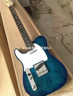 $324 • Buy Naughty Boy High Quality New Left Hand Blue Electric Guitar Free Shipping