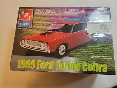 Vintage AMT 1969 Ford Torino Cobra  Kit #31745 Sealed Box EUC. 2002 • $20