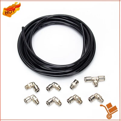 $29.90 • Buy Nickel-Plated PUSH LOCK Fittings Kit For Turbo Intake Manifold Vacuum Block