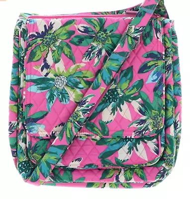 Vera Bradley Quilted Cotton Mailbag Crossbody Bag Handbag Tropical Paradise NWT • $34.99