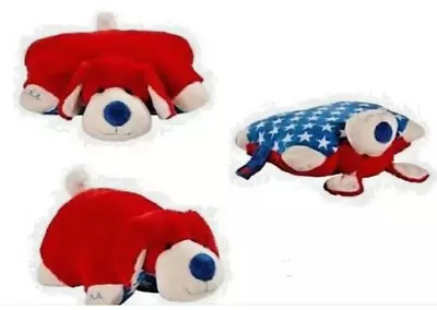 New With Tags 2011 My Pillow Pets Dog Patriotic Pup 18  • $9.99