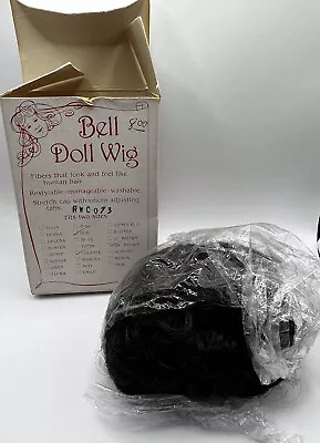 Vintage Bell Doll Wig Hair Colette 7-8 Inch Dark Brown RWC073 New In Box NIB • $7.99