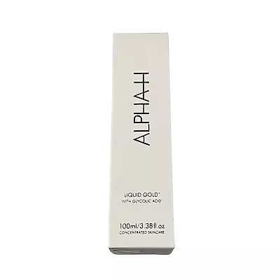 Alpha-H Liquid Gold Exfoliating Treatment W/Glycolic Acid 3.38 Fl. Oz/100 ML NIB • $23.97