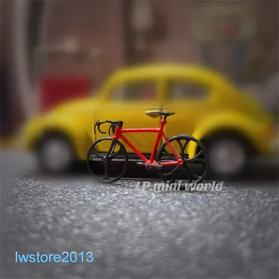 1/87 Bicycle Bike Scene Props Miniatures Figures Model For Cars Vehicles Toys • $20.23