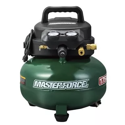 18  Steel 6 Gallon 175 PSI 1.5 HP Portable Electric Pancake Air Compressor • $233.69