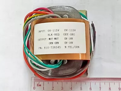 High Quality Double Shielding 0 - 18v + 0 - 18v 15va R Core Power Transformer • $27.99