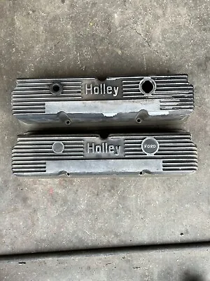 Vintage Holley Valve Covers Ford FE 352 390 360 428 RARE! By Mickey Thompson • $249