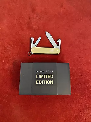 Victorinox Alox Limited Edition Gold Cadet 2019 Swiss Army Knife • $100