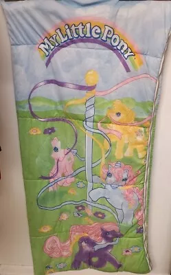 My Little Pony Sleeping Bag Sundae Best Ponies Ice Cream Sherbet Vintage 1989 • $49.95